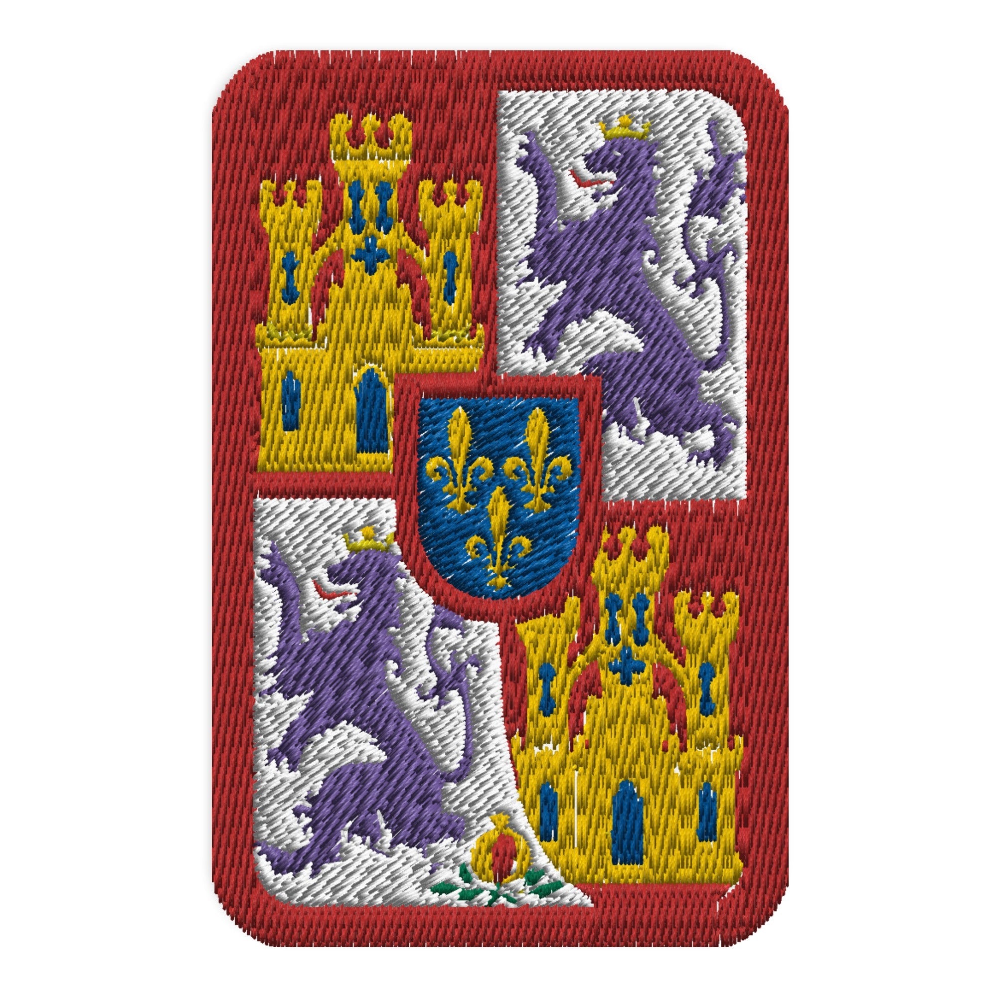 Toppa Ricamata Termoadesiva Bandiera Del Perù | 7x4,6 Cm | Applicazione Con Ferro Da Stiro | Perù Flag Patch
