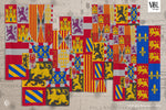 Carregar imagem no visualizador da galeria, Bandeira Heráldica de Armas (Habsburgo a.1580)
