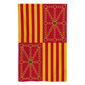 Bandeira heráldica de armas (Coroa de Aragão)