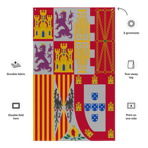 Bandeira Heráldica de Armas (Reinos Hispânicos)