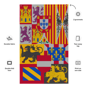 Bandeira Heráldica de Armas (Habsburgo d.1580)