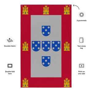 Bandeira heráldica de armas (Coroa de Portugal)