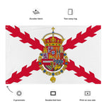 Carica l&#39;immagine nel visualizzatore di Gallery, Bandiera Aspa con Scudo Reale
