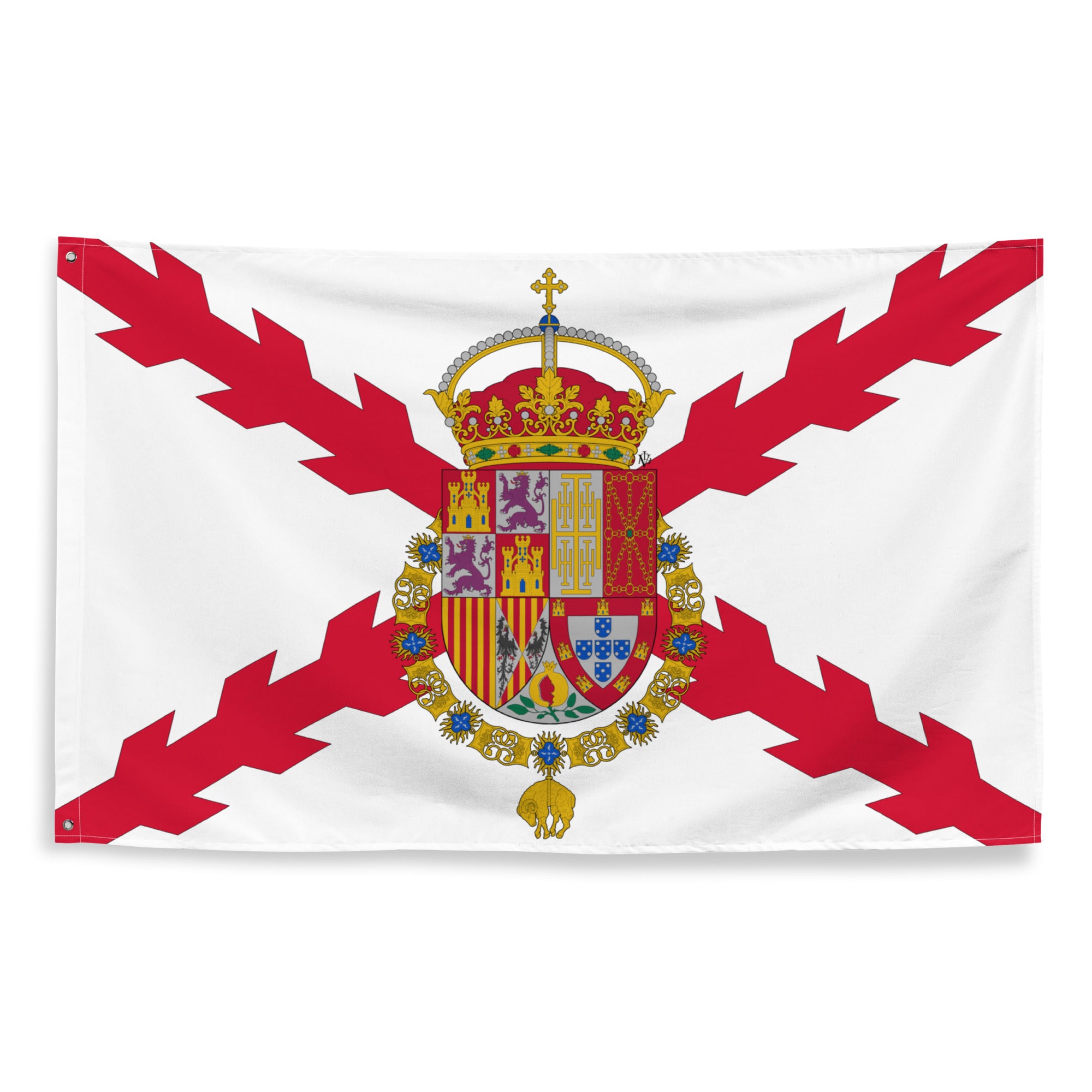 Bandeira Aspa com Escudo Real
