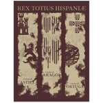 Carica l&#39;immagine nel visualizzatore di Gallery, Rex totius Hispaniæ (verticale)
